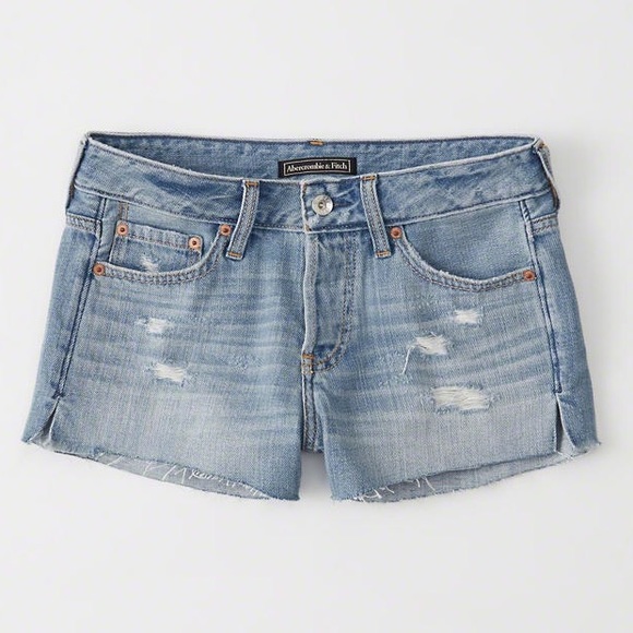 NWT The A&F Destroyed Boyfriend Shorts - Picture 6 of 8